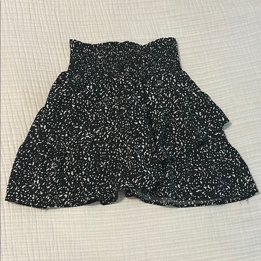 Black and White Patterned Skirt Altar'd State